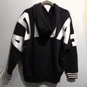 adidas furry hoodie